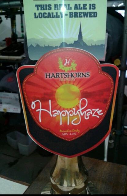 Happy Haze 4.4%, Hartshorns Brewery, England