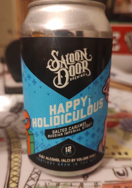 Happy Holidiculous 11.8%, Saloon Door Brewing, United States