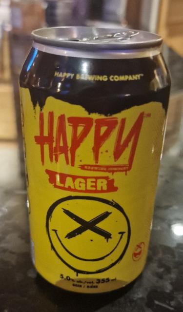 Happy Lager 5.0%, Happy Brewing, Canada