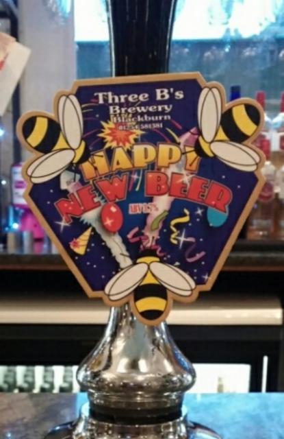 Happy New Beer 3.7%, Three B's Brewery, England