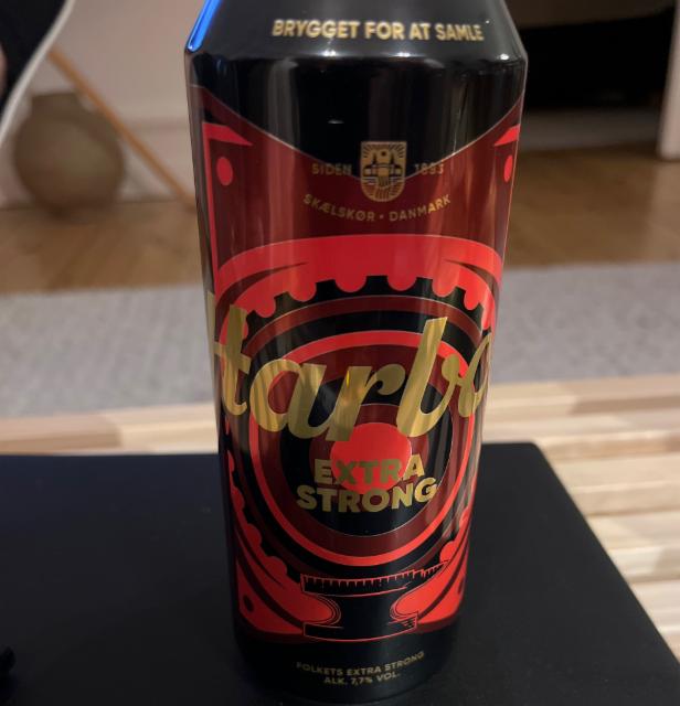 Harboe extra strong 7.7%, Harboe's Brewery A / S, Denmark