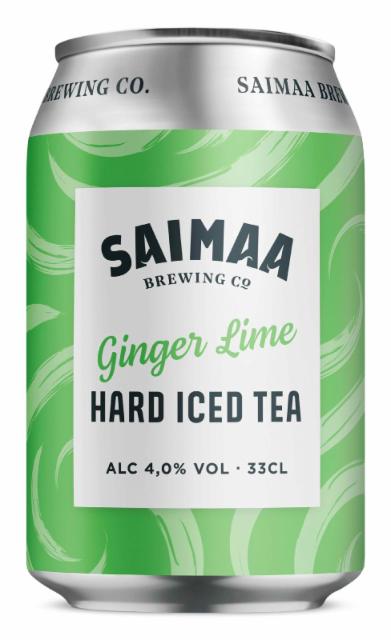 Hard Iced Tea Ginger Lime 4.0%, Saimaa Brewing Company, Finland