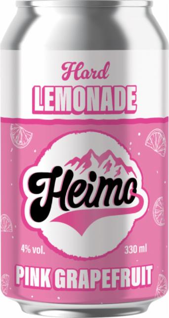 Hard lemonade pink grapefruit, Heimo Hard Seltzer