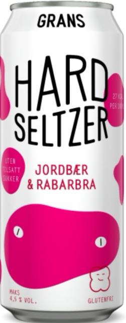 Hard Seltzer 4.7%, Grans Bryggeri, Norway