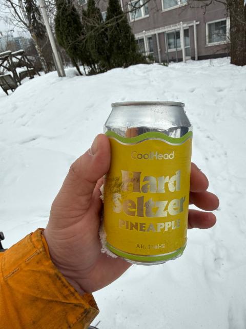 Hard Seltzer Pineapple 4.0%, CoolHead Brew, Finland