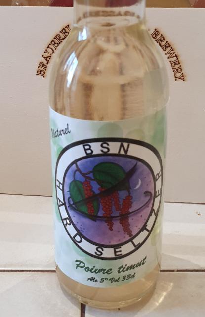 Hard Seltzer Poivre Timut 5.0%, Brasserie Saint-Nabor / Saint-Avold [Closed], France