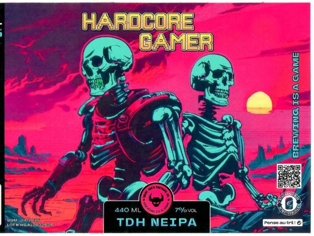 Hardcore Gamer 7.0%, Game Over Brewing Co., France