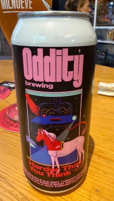 Harder than you think 8.0%, Oddity Brewing, Spain