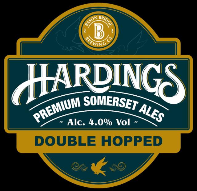 hardings double hopped 4.0%, Bason Bridge Brewing Company, England