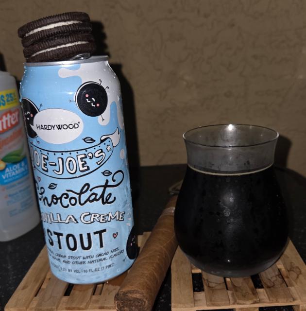 hardywood joe-joe chocolate vanilla creame stout, Hardywood Park Craft Brewery