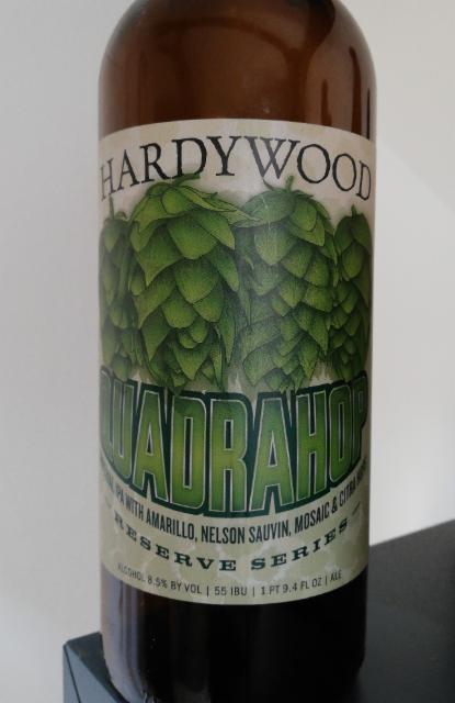 hardywood quadrahop 8.5%, Hardywood Park Craft Brewery, United States