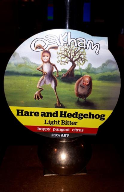 Hare and Hedgehog 3.9%, Oakham Ales, England