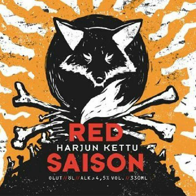 Harjun Kettu Red Saison 4.5%, Panimo Hiisi, Finland