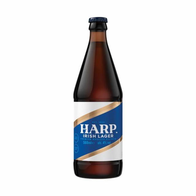Harp Irish Lager 4.0%, Guinness (Diageo), Ireland