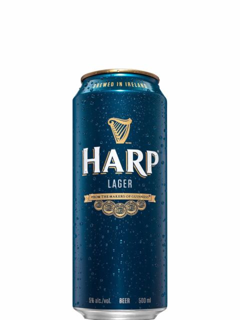 Harp Lager 5.0%, Guinness (Diageo), Ireland