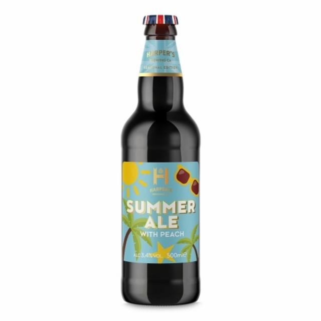 Harper's Brewing Co: Summer Ale With Peach 3.4%, ALDI Stores UK, England