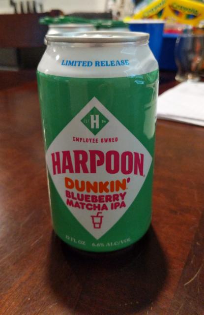Dunkin' Blueberry Matcha IPA 6.6%, Harpoon Brewery, United States