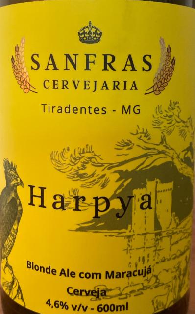 Harpya 4.6%, Cervejaria Sanfras, Brazil