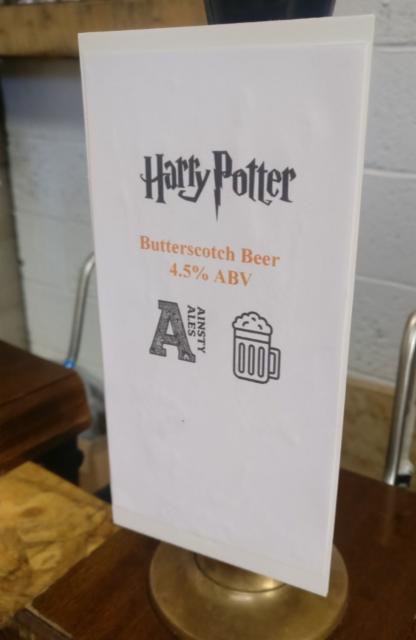 Harry Potter Butterscotch Beer 4.5%, Ainsty Ales, England