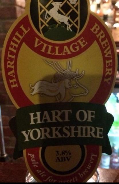 Hart Of Yorkshire 3.8%, Harthill Village Brewery, England