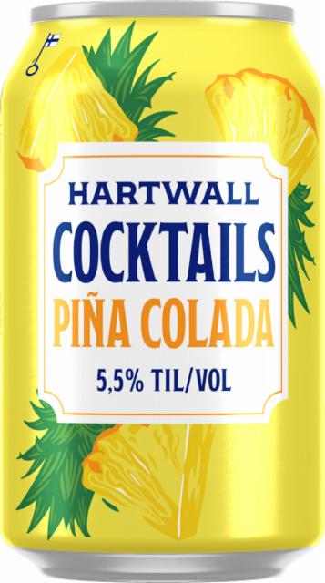 Hartwall Cocktails Piña Colada 5.5%, Hartwall (Royal Unibrew), Finland