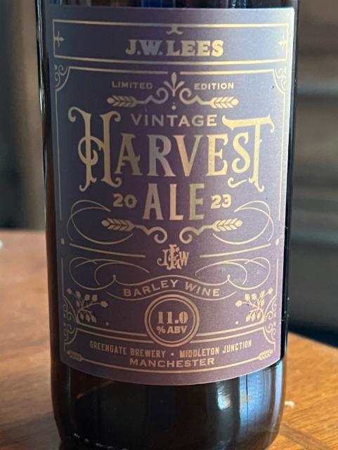 Harvest Ale 2023 11.0%, J.W. Lees Brewery, England