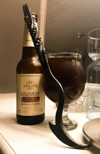 Harvest Ale Matured in Lagavulin Whisky Casks (2005) 11.5%, J.W. Lees Brewery, England