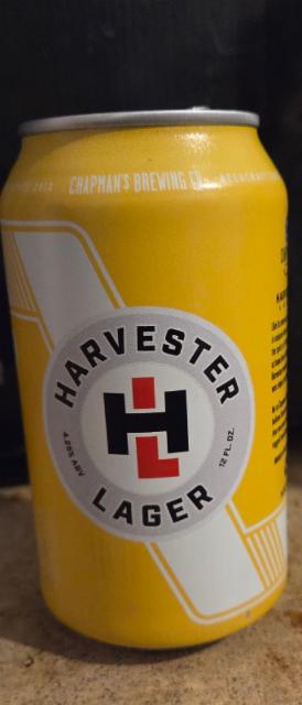 harvester lager 4.2%, Chapman's Brewing Company, United States