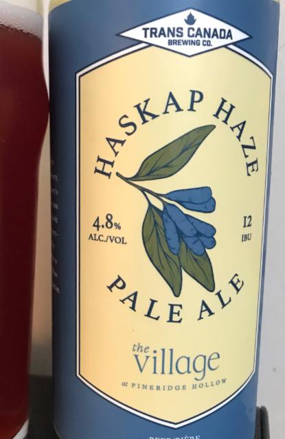 Haskap Haze 4.8%, Trans Canada Brewing Company, Canada