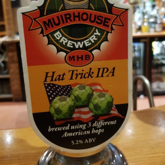 Hat Trick IPA 5.2%, Muirhouse Brewery, England
