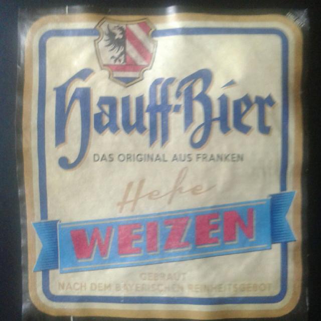 Hauff Hefe Weizen 5.2%, Hauff Bräu Lichtenau, Germany