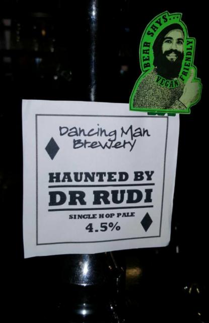 Haunted By Dr Rudi 4.5%, Dancing Man Brewery, England