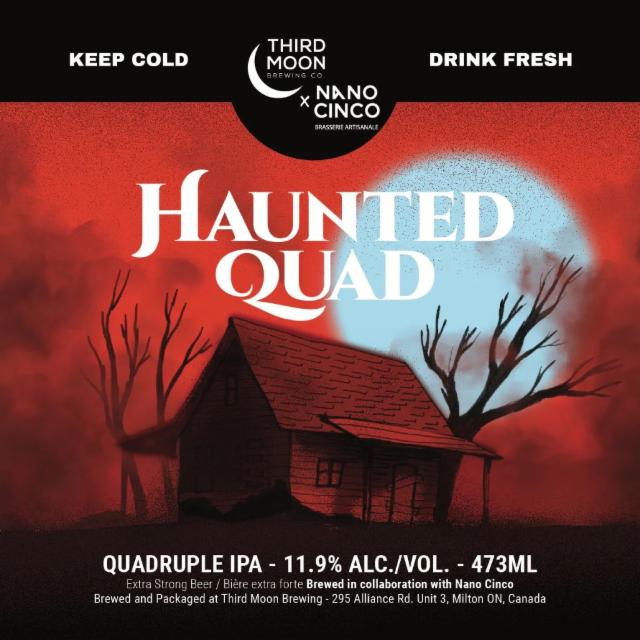 Haunted Quad 11.9%, Third Moon Brewing Company, Canada