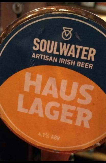 Haus Lager 4.1%, Soulwater, Ireland