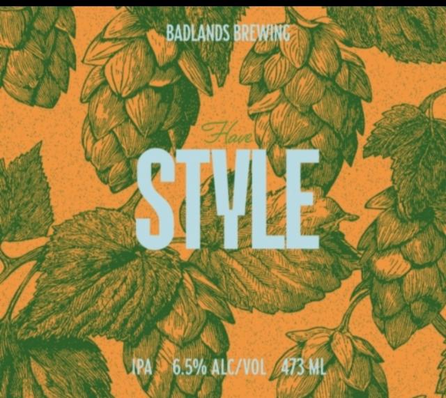 Have Style (2025) 6.5%, Badlands Brewing Company, Canada