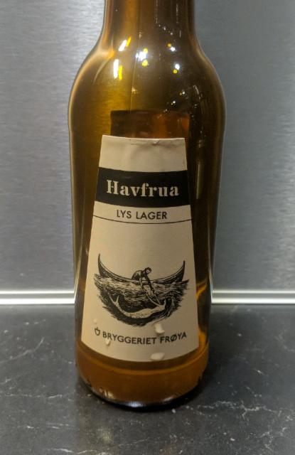 Havfrua Lys Lager 4.7%, Bryggeriet Frøya, Norway