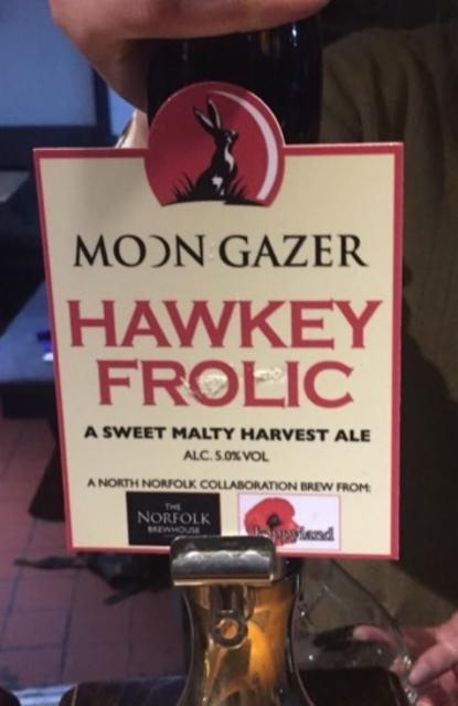 Hawkey Frolic 5.0%, Moon Gazer - Norfolk Brewhouse, England