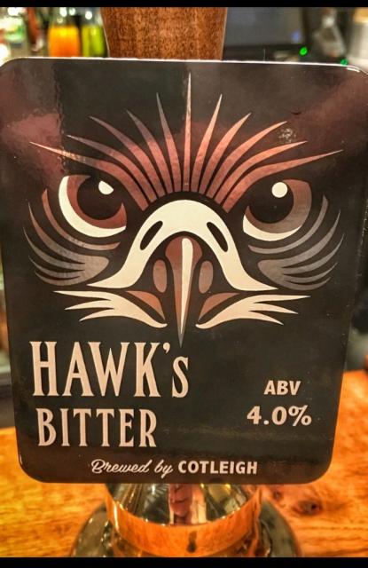 Hawk's Bitter 4.0%, Cotleigh Brewery, England