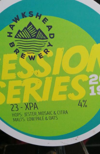 Session Series 2019: 23 XPA 4.0%, Hawkshead Brewery, England