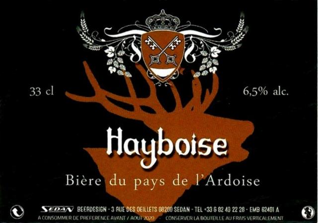 Hayboise 6.5%, Brasserie Ardennaise De Haybes - BAH, France