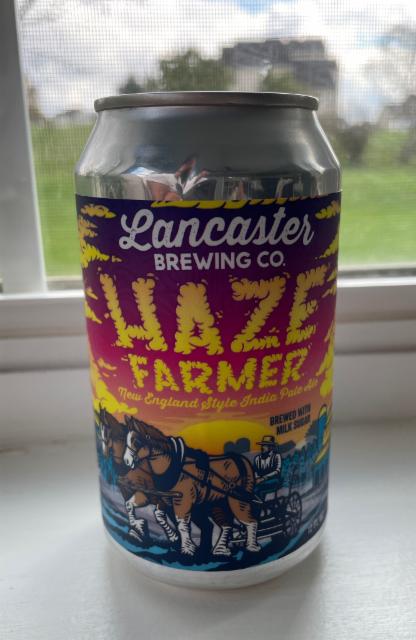 Haze Farmer 7.5%, Lancaster Brewing Company, United States