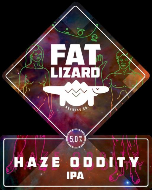 Haze Oddity Fat Batch: American Hops 5.0%, Fat Lizard Brewing Co., Finland