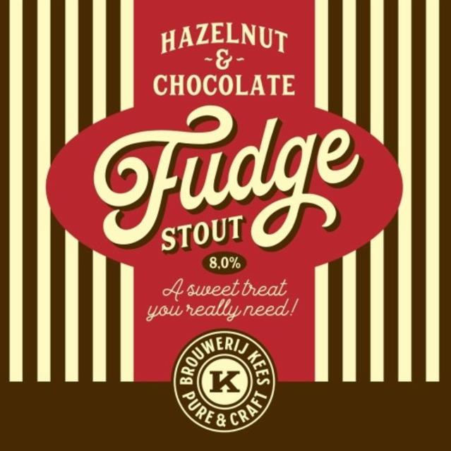 Hazelnut & Chocolate Fudge Stout 8.0%, Brouwerij Kees, Netherlands