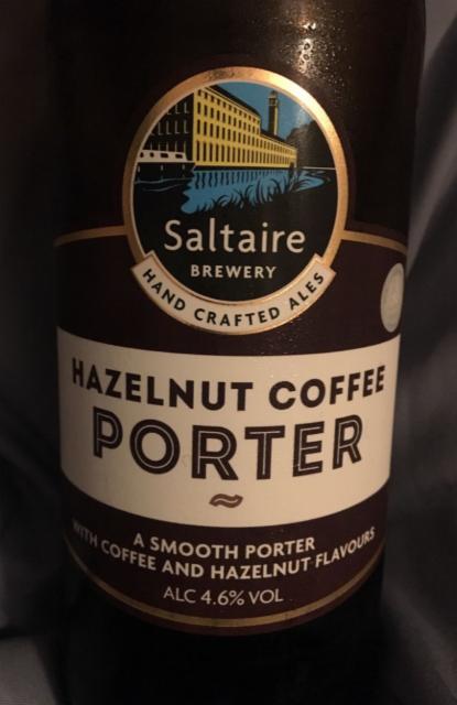Hazelnut Coffee Porter 4.6%, Saltaire Brewery, England