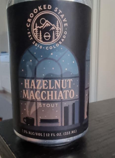 Hazelnut Macchiato Stout 7.5%, Crooked Stave Artisan Beer Project, United States
