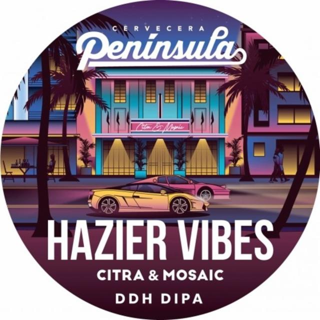 Hazier Vibes: Citra & Mosaic 8.0%, Cervecera Península, Spain