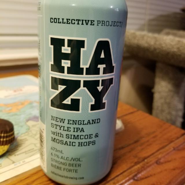 Hazy New England Style IPA 6.1%, Collective Arts Brewing, Canada
