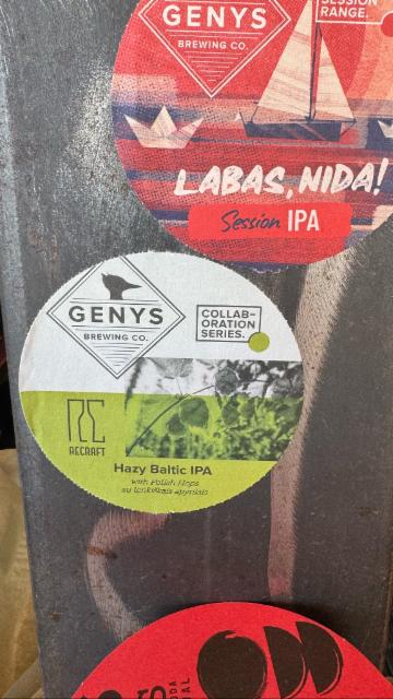 Hazy baltic ipa 6.6%, Genys Brewing Co., Lithuania