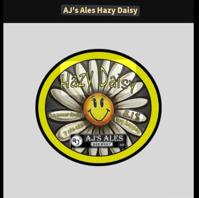 Hazy Daisy 5.1%, AJ's Ales, England
