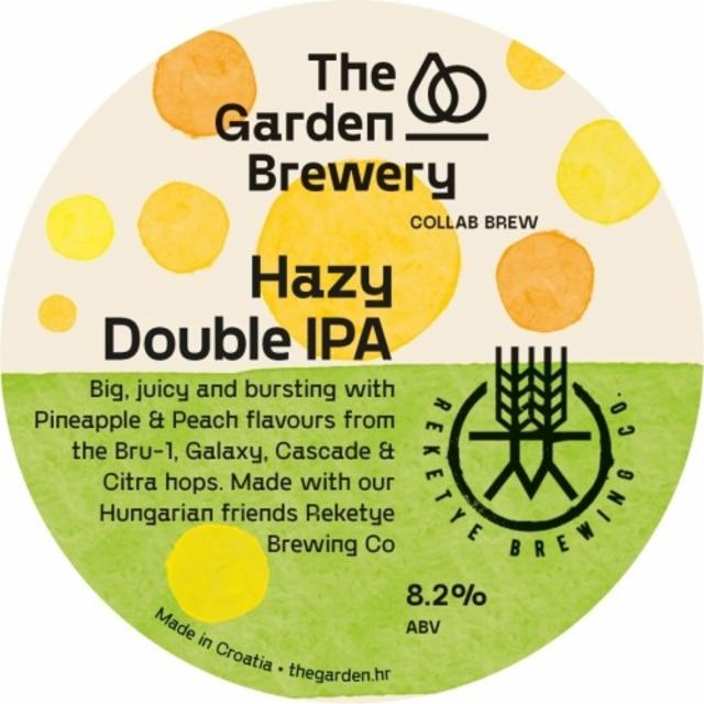 Hazy Double IPA (Collab Reketye) 8.2%, The Garden Brewery, Croatia